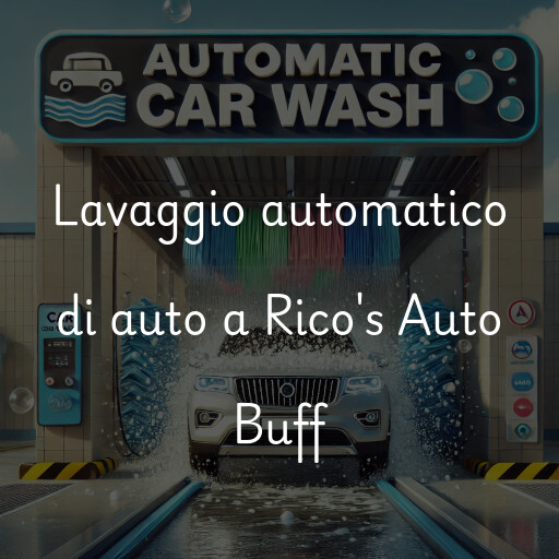 Lavaggio automatico di auto a Rico's Auto Buff