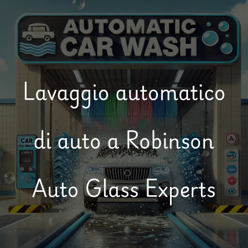 Lavaggio automatico di auto a Robinson Auto Glass Experts