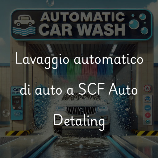 Lavaggio automatico di auto a SCF Auto Detaling