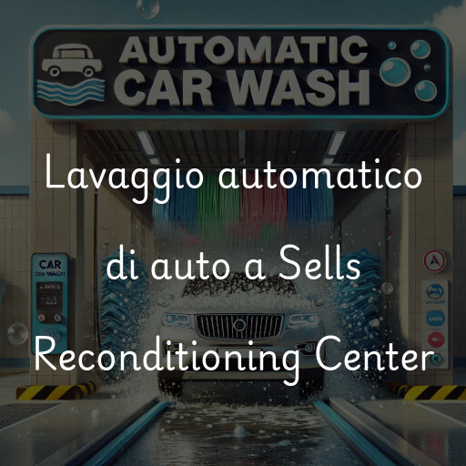 Lavaggio automatico di auto a Sells Reconditioning Center