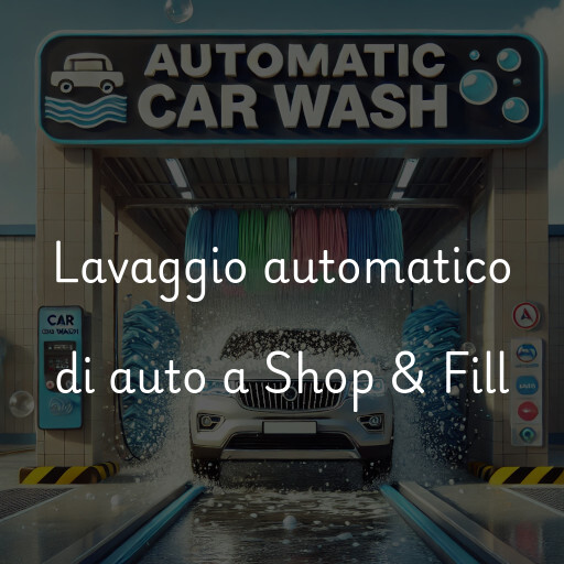 Lavaggio automatico di auto a Shop & Fill