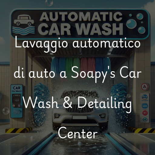 Lavaggio automatico di auto a Soapy's Car Wash & Detailing Center