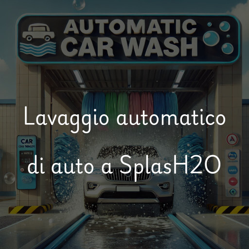 Lavado de autos en SplasH2O