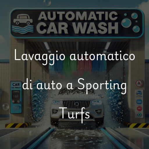 Lavaggio automatico di auto a Sporting Turfs