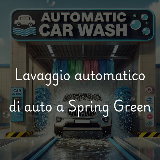 Lavaggio automatico di auto a Spring Green