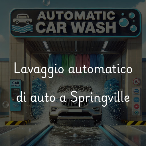 Lavaggio automatico di auto a Springville