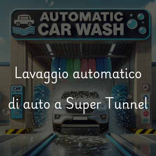 Lavaggio automatico di auto a Super Tunnel