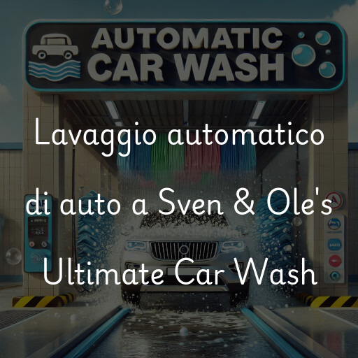 Lavaggio automatico di auto a Sven & Ole's Ultimate Car Wash