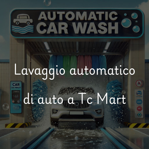 Lavaggio automatico di auto a Tc Mart