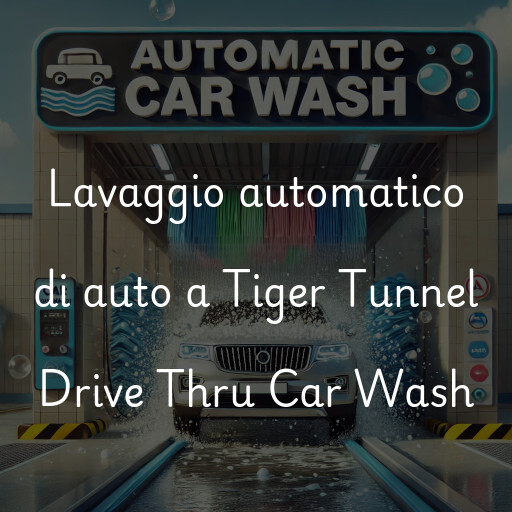 Lavaggio automatico di auto a Tiger Tunnel Drive Thru Car Wash