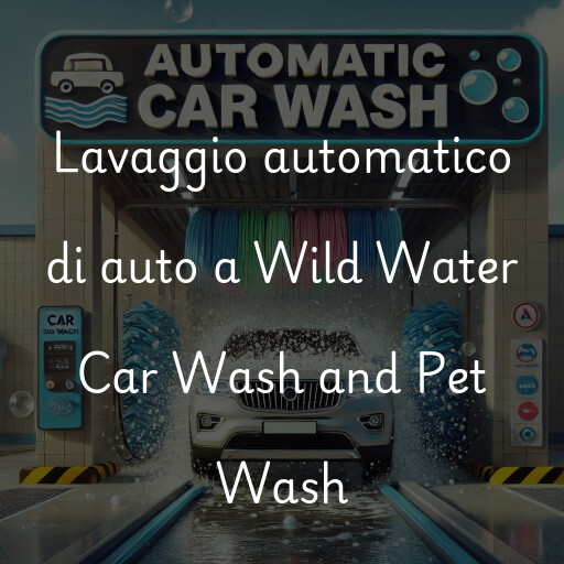 Lavaggio automatico di auto a Wild Water Car Wash and Pet Wash