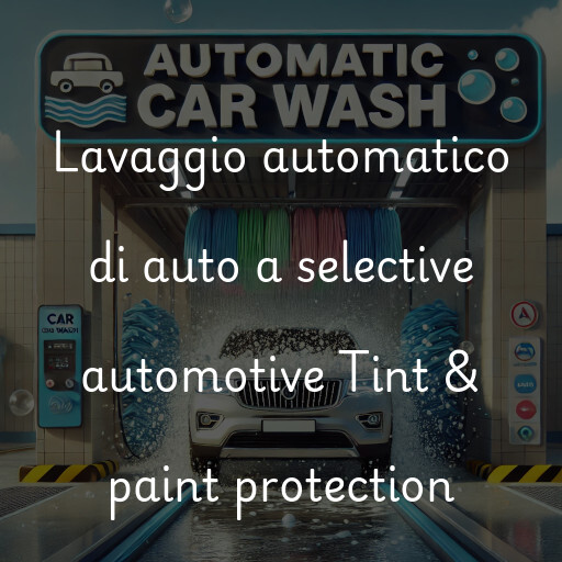 Lavado de autos en selective automotive Tint & paint protection